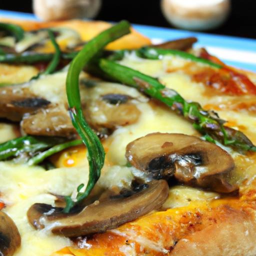 Savor the Flavor: Roasted Garlic & Mushroom Pizza Delight