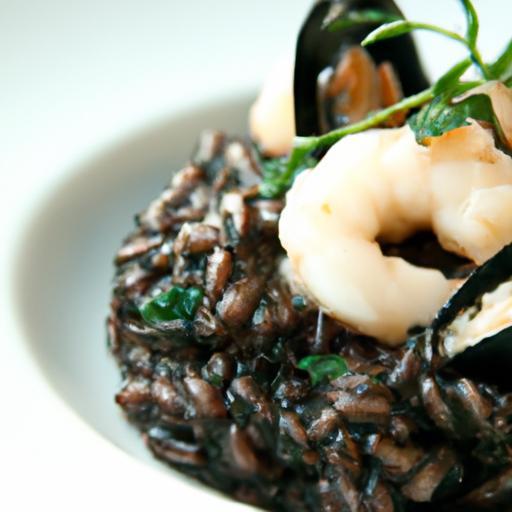 Black Ink Elegance: The Art of Risotto al Nero di Seppia