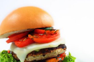 Caprese Burger Delight: A Fresh Twist on Classic Flavor