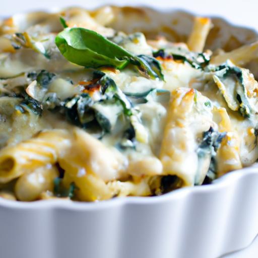 Creamy Spinach Artichoke Pasta Bake: A Savory Delight