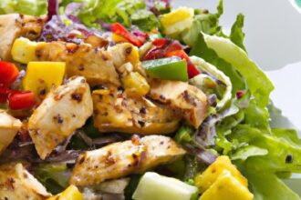 Zesty Fajita Chicken Salad: A Flavor-Packed Healthy Twist