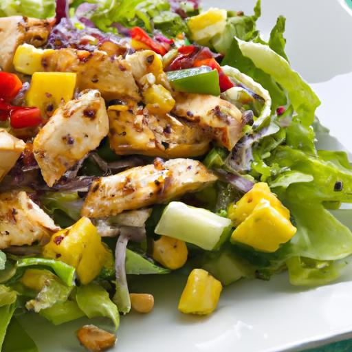 Zesty Fajita Chicken Salad: A Flavor-Packed Healthy Twist