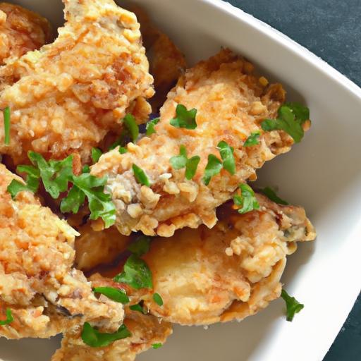 Crispy Parmesan Crusted Fried Chicken: A Flavorful Twist