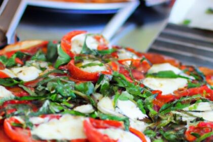 Savor the Flavors of Tomato Basil and Burrata Pizza Delight