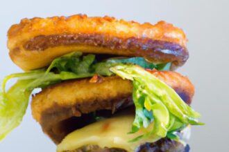 Crunchy Delight: The Ultimate Onion Ring Burger Experience