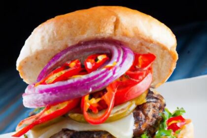 Savoring the Zesty Charm of the Hatch Green Chile Burger