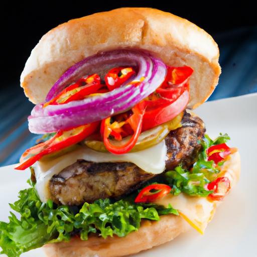 Savoring the Zesty Charm of the Hatch Green Chile Burger