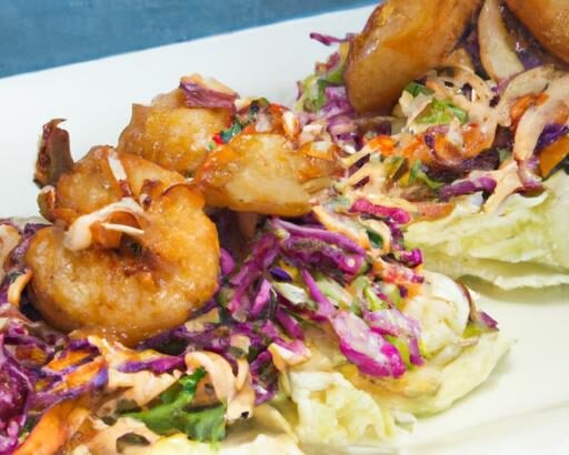 Zesty Shrimp Tacos with Crunchy Cabbage Slaw Delight