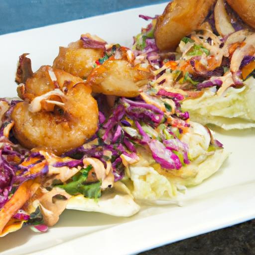 Zesty Shrimp Tacos with Crunchy Cabbage Slaw Delight