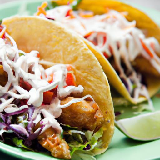 Fiery Fish Tacos with Crunchy Slaw: A Flavorful Twist