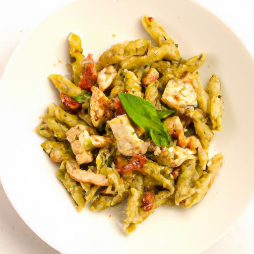 Savory Chicken Pesto Pasta: A Flavorful Italian Delight