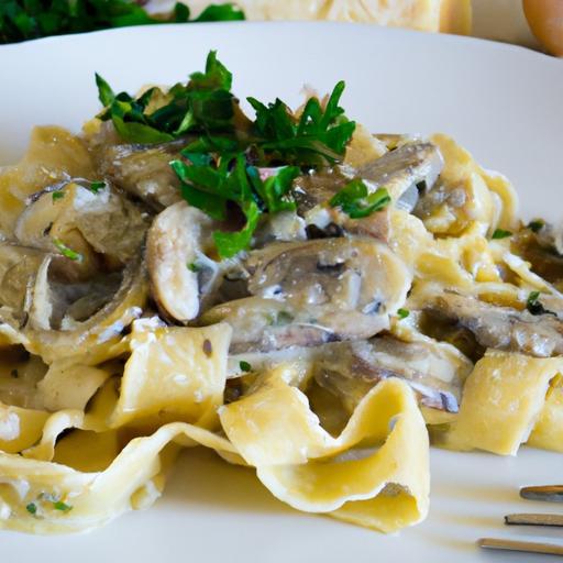 Creamy Mushroom Alfredo Fettuccine: A Flavorful Classic