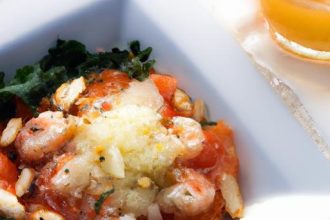 Savory Shrimp and Tomato Bake: A Flavorful Seafood Delight