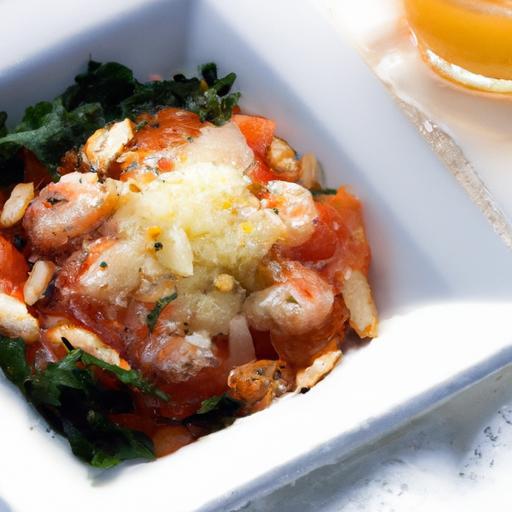 Savory Shrimp and Tomato Bake: A Flavorful Seafood Delight
