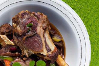 Tender Slow-Cooked Lamb with Garden-Fresh Vegetables