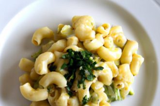 Green Goodness: Elevate Comfort Food with Pesto Mac & Cheese