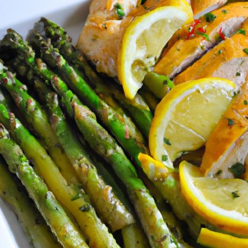 Zesty Sheet Pan Lemon Garlic Chicken with Roasted Asparagus
