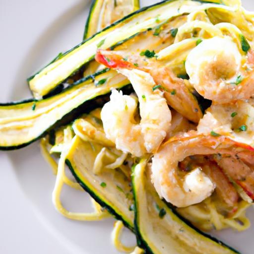 Garlic Butter Shrimp Meets Zucchini Noodles: A Flavorful Fusion