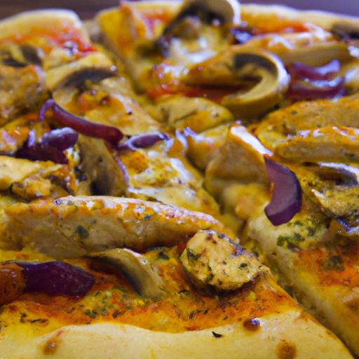 Savory Roasted Garlic Chicken Pizza: A Flavorful Delight