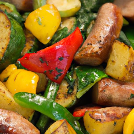 One-Pan Sausage & Veggies: Easy,Flavor-Packed Dinner