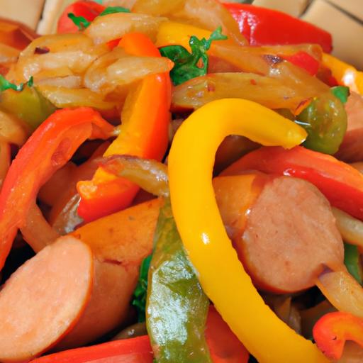 sizzling Sausage & Bell Pepper Skillet: A Flavorful feast