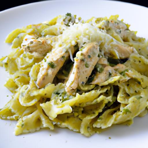 Indulge in Creamy Chicken Pesto Pasta: A Savory ⁣Delight
