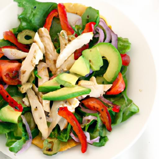 Zesty Fajita Chicken Salad: A Flavor-Packed Healthy Twist
