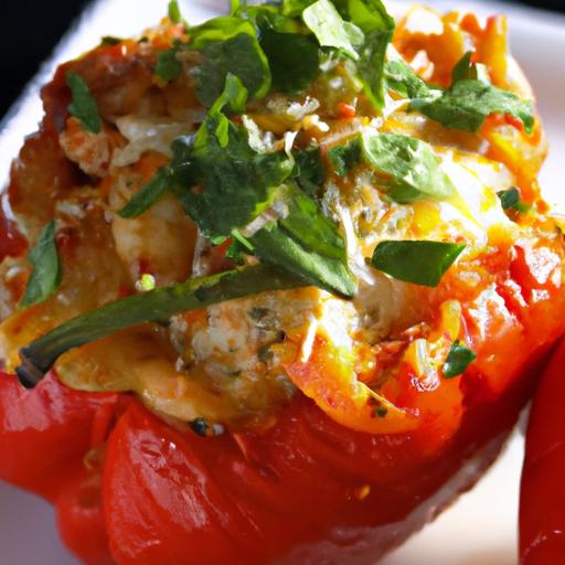 Spicy buffalo Chicken Stuffed Peppers: A Flavorful Twist