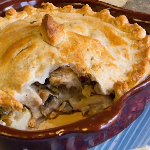 hearty Chicken and Mushroom pie: A Comfort Food Classic