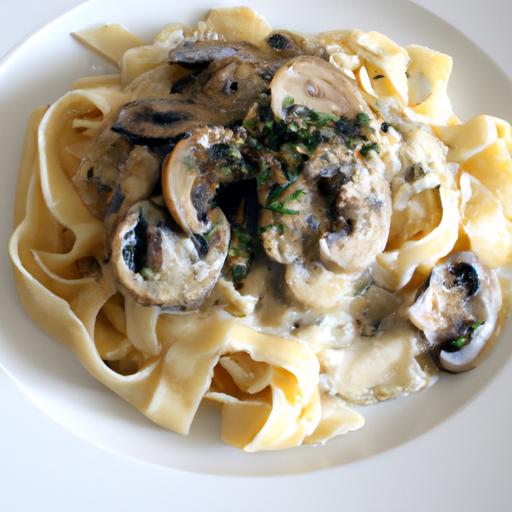 Savor the Creamy Delight of Mushroom ⁢Alfredo Fettuccine