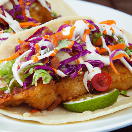 Fiery Fish Tacos with Crunchy Slaw: A Flavorful Twist