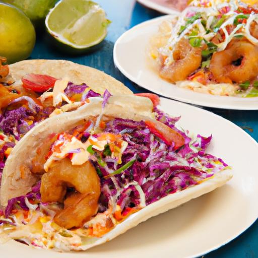 crisp​ Cabbage Slaw​ Shrimp tacos: ⁢A Flavorful Fiesta