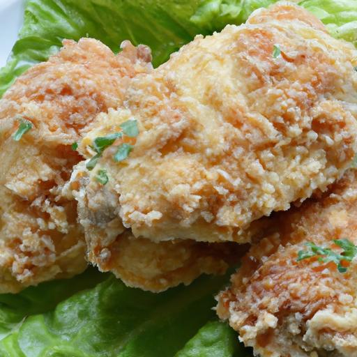 Crispy Parmesan crusted fried ‍Chicken: A​ Flavorful Twist