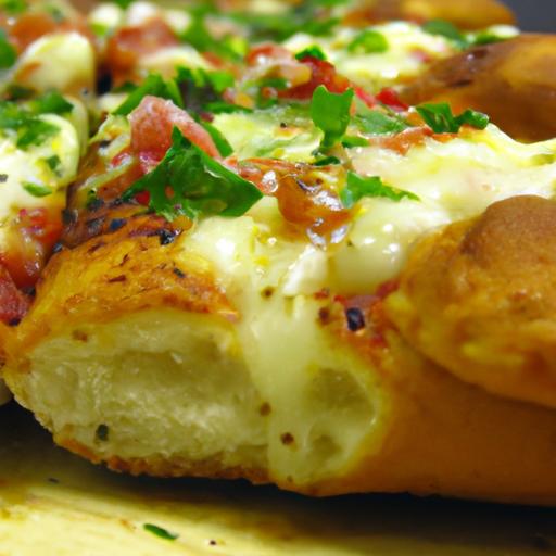 melted Magic: The Irresistible Cheesy Garlic Bread Pizza