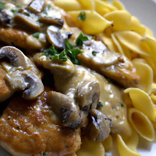 Savor the Flavor: Irresistible Chicken Marsala pasta Recipe