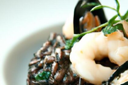 Black Ink Elegance: The Art of Risotto al Nero di Seppia