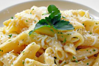 Indulge in Creamy Garlic Parmesan Pasta: A Flavorful Delight