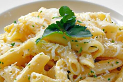 Indulge in Creamy Garlic Parmesan Pasta: A Flavorful Delight