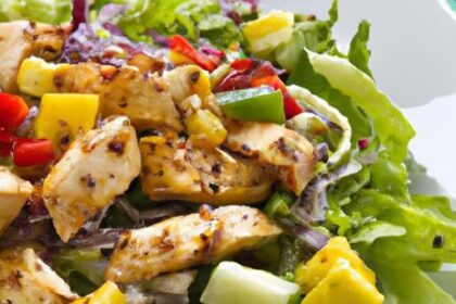 Zesty Fajita Chicken Salad: A Flavor-Packed Healthy Twist