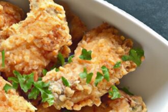 Crispy Parmesan Crusted Fried Chicken: A Flavorful Twist