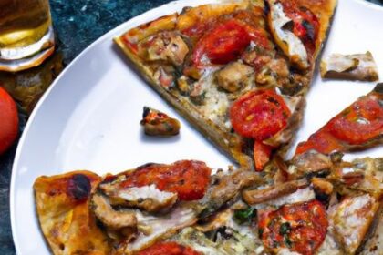 Savory Roasted Garlic Chicken Pizza: A Flavorful Delight