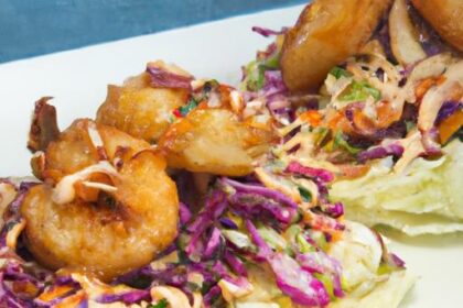 Zesty Shrimp Tacos with Crunchy Cabbage Slaw Delight