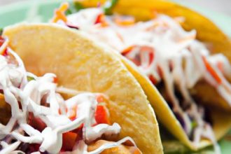 Fiery Fish Tacos with Crunchy Slaw: A Flavorful Twist