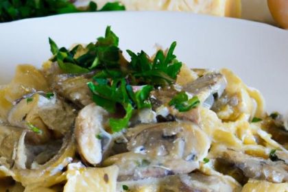 Creamy Mushroom Alfredo Fettuccine: A Flavorful Classic